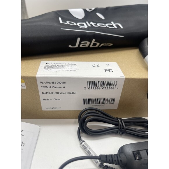 Logitech BH410-M Jabari USB Mono Headset New - Picture 4 of 6